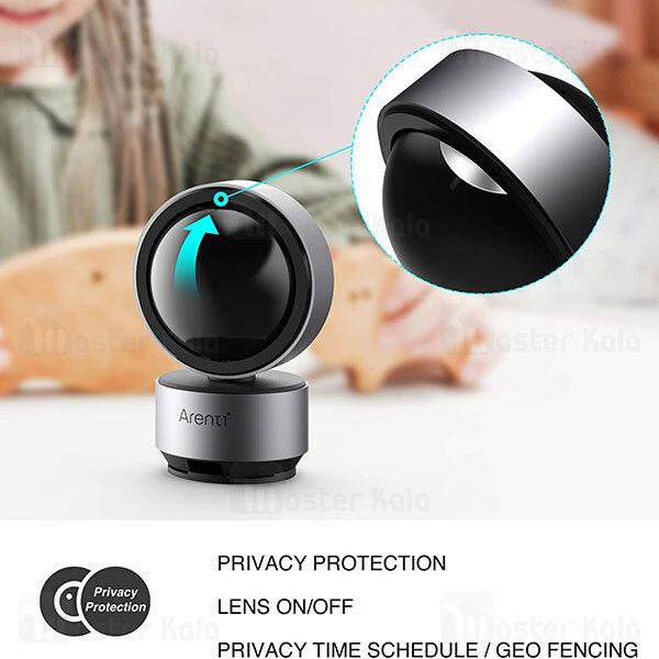 دوربین نظارتی هوشمند آرنتی Arenti Dome1 Ultra HD 3MP/2K Indoor Pan Tilt Zoom Privacy Camera